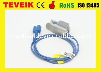 Sensore medico di impulso Spo2 di Oximax DS-100A del Nell-cuore della fabbrica di Shenzhen Teveik per la clip adulta del dito, perno DB9